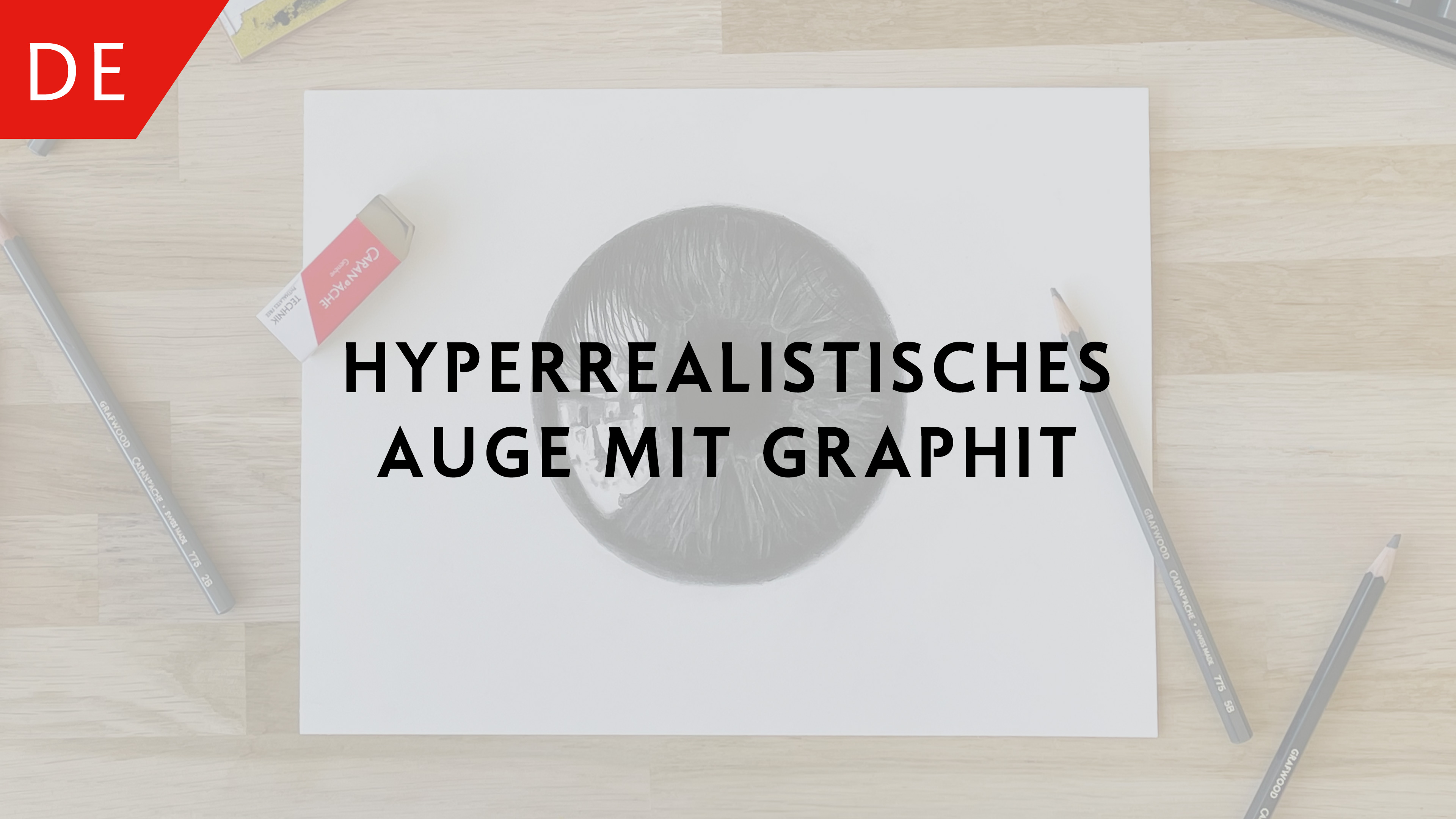 Hyperrealistisches Auge mit Graphit – DiegoKoi
