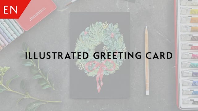 Illustrated greeting card – Clarissa Valaeys