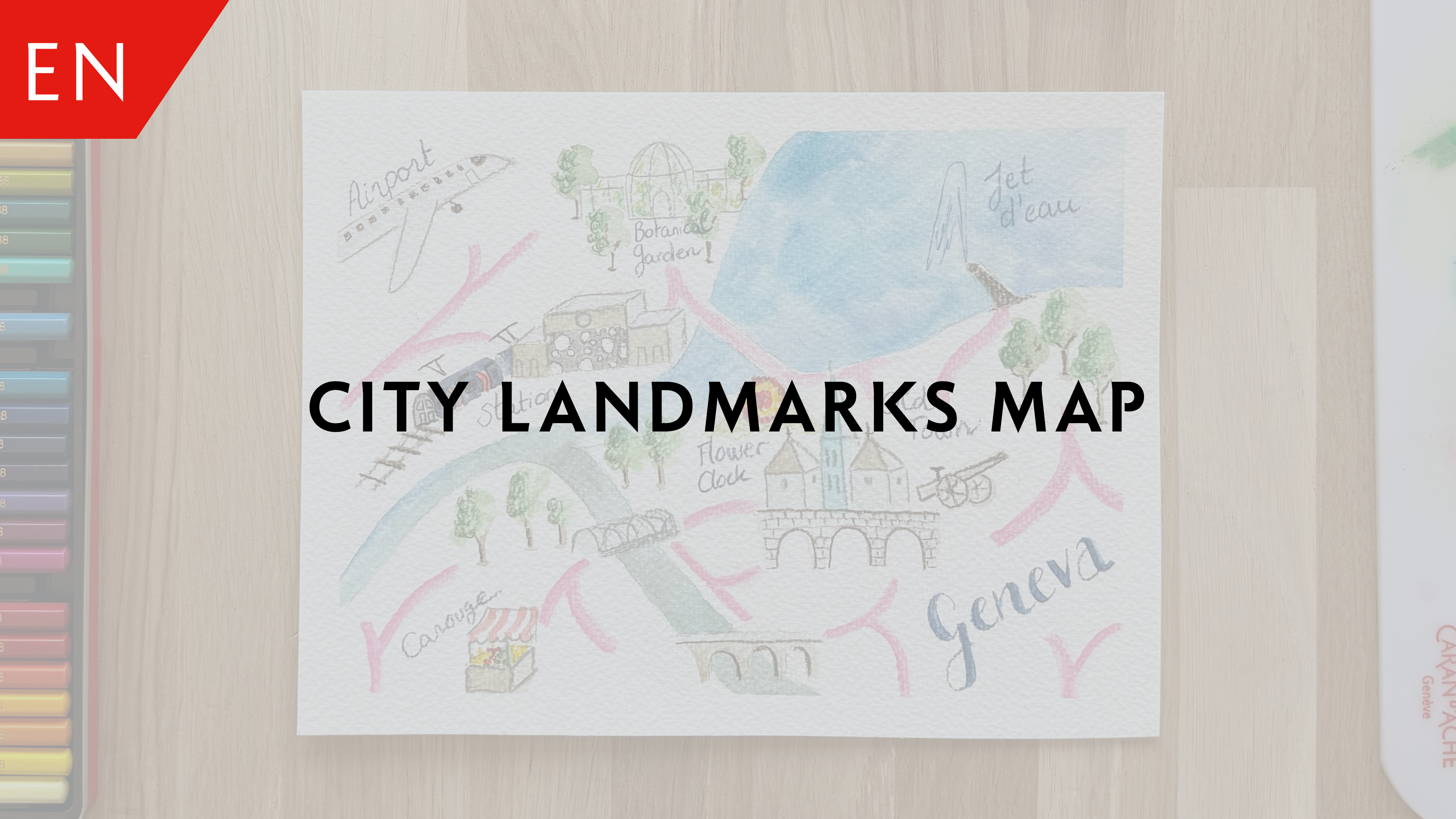 City landmarks map – Julie Thomas