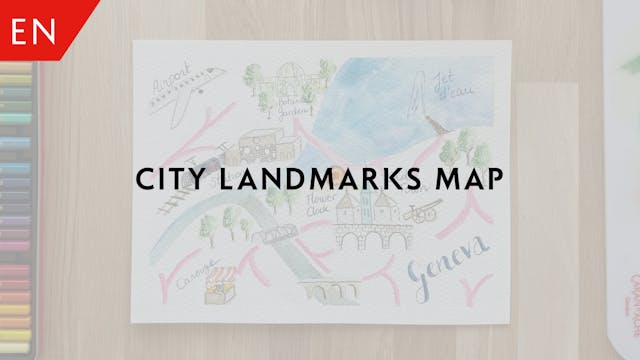 City landmarks map