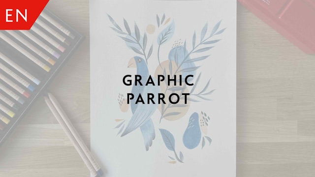 Graphic parrot
