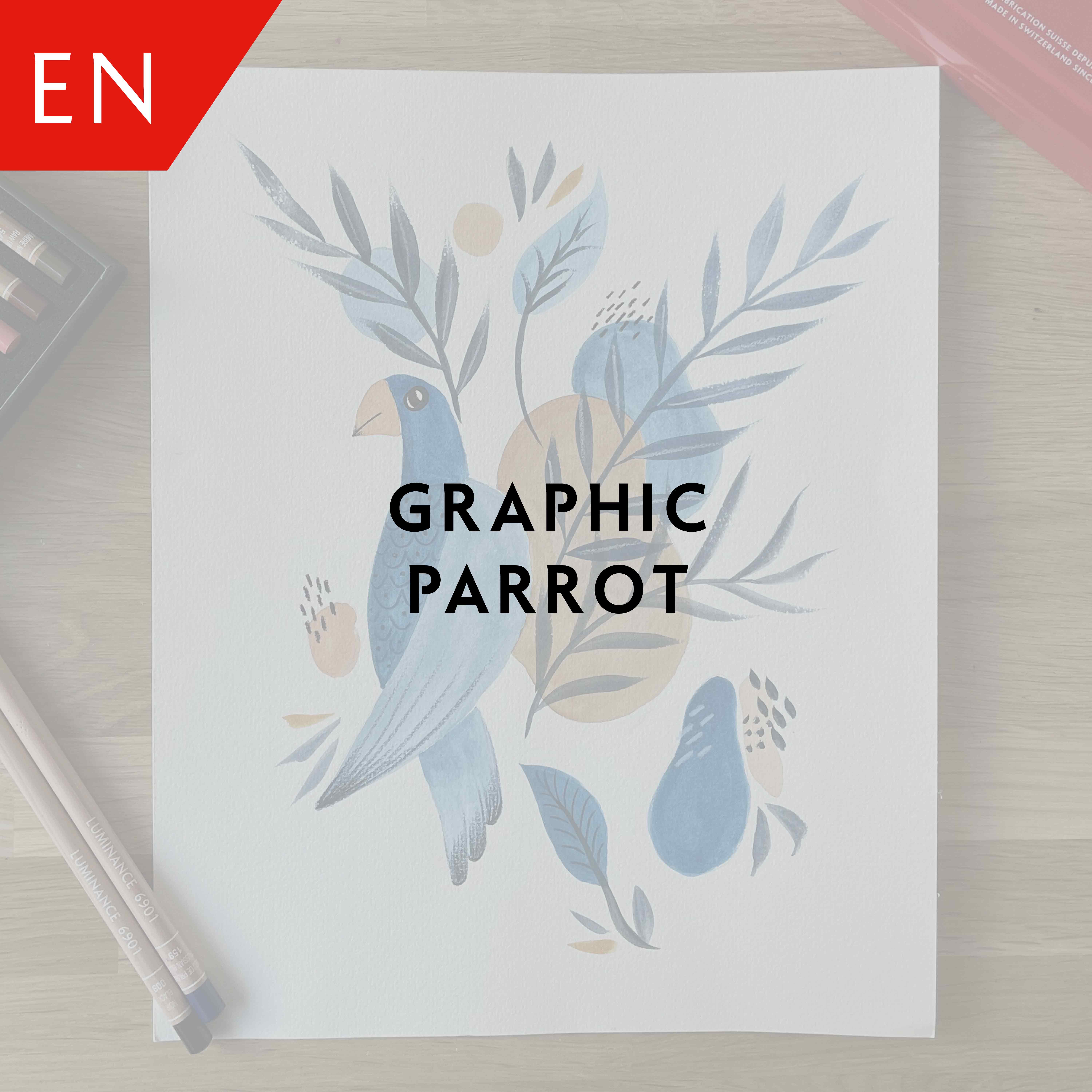 Graphic parrot – Julie Thomas