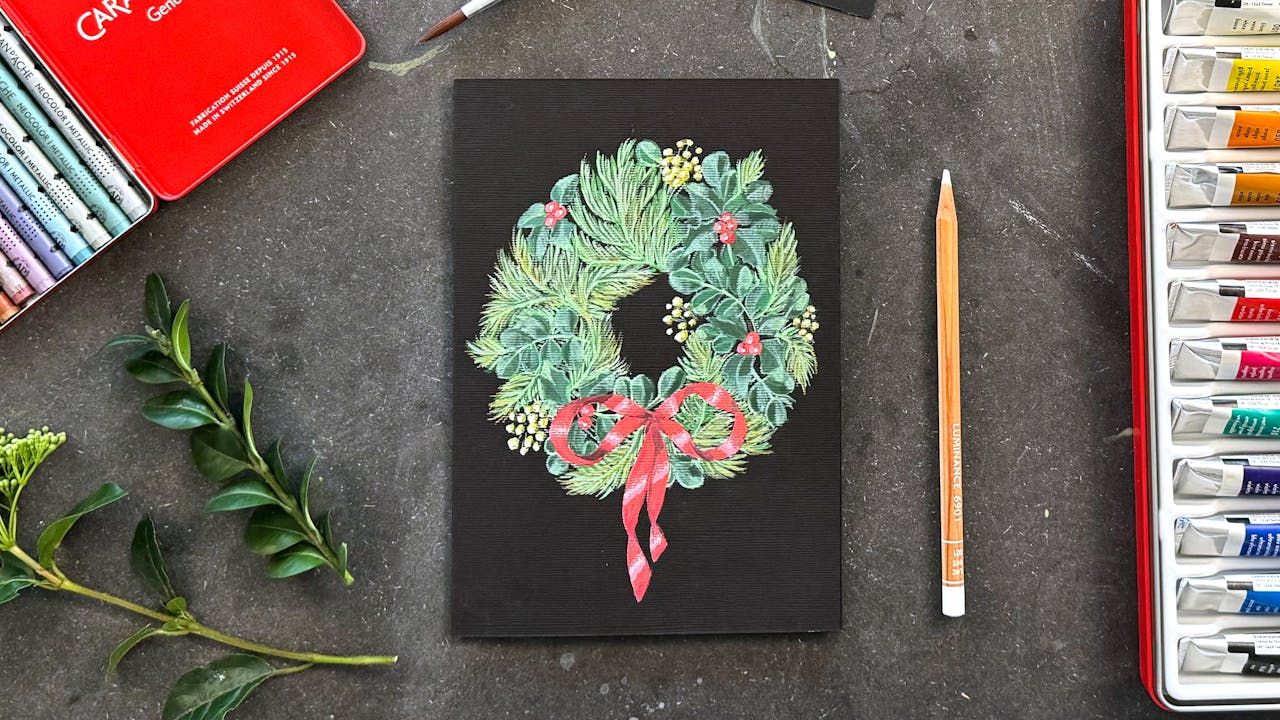 Illustrated greeting card by Clarissa Valaeys