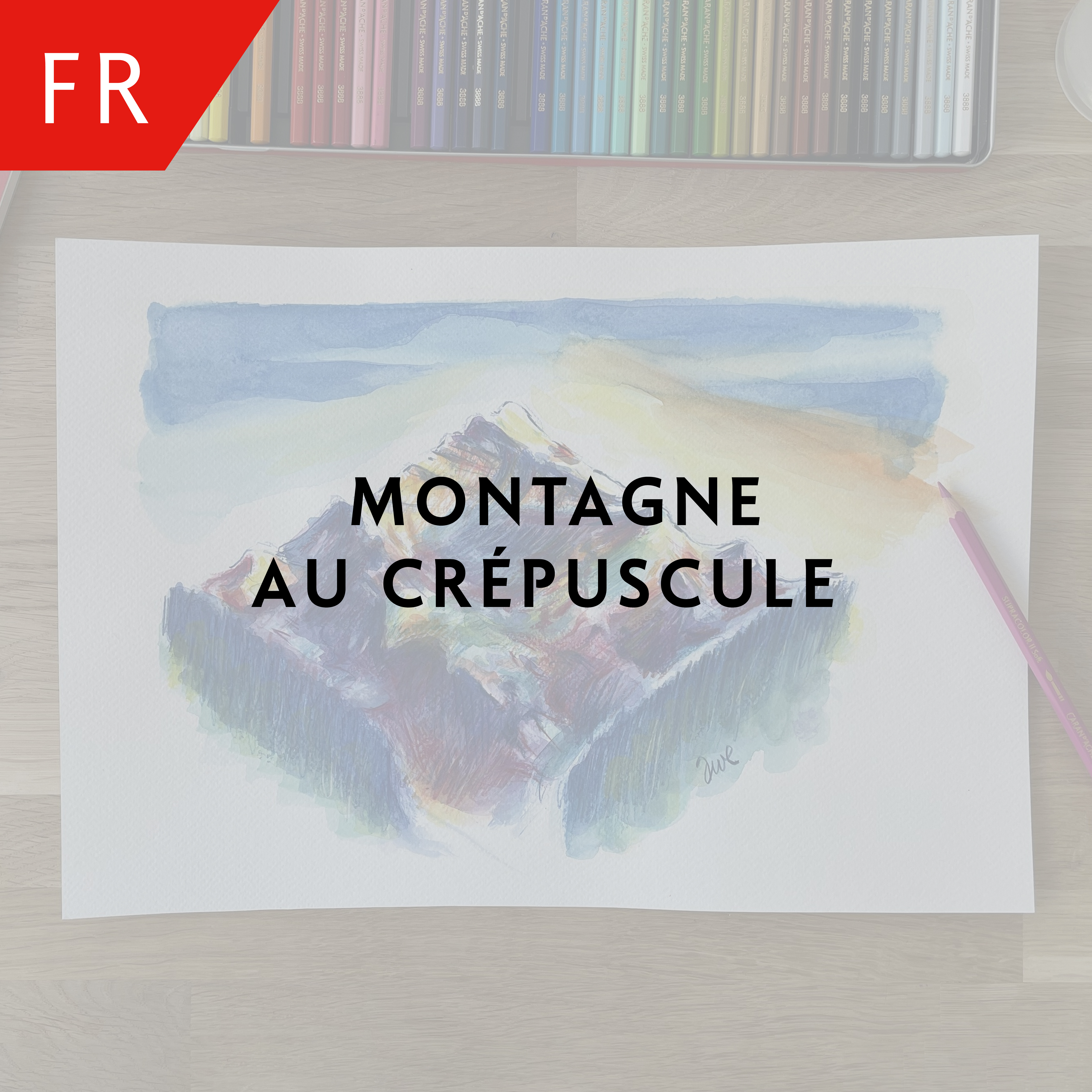 Montagne au crépuscule – Adrian Weber