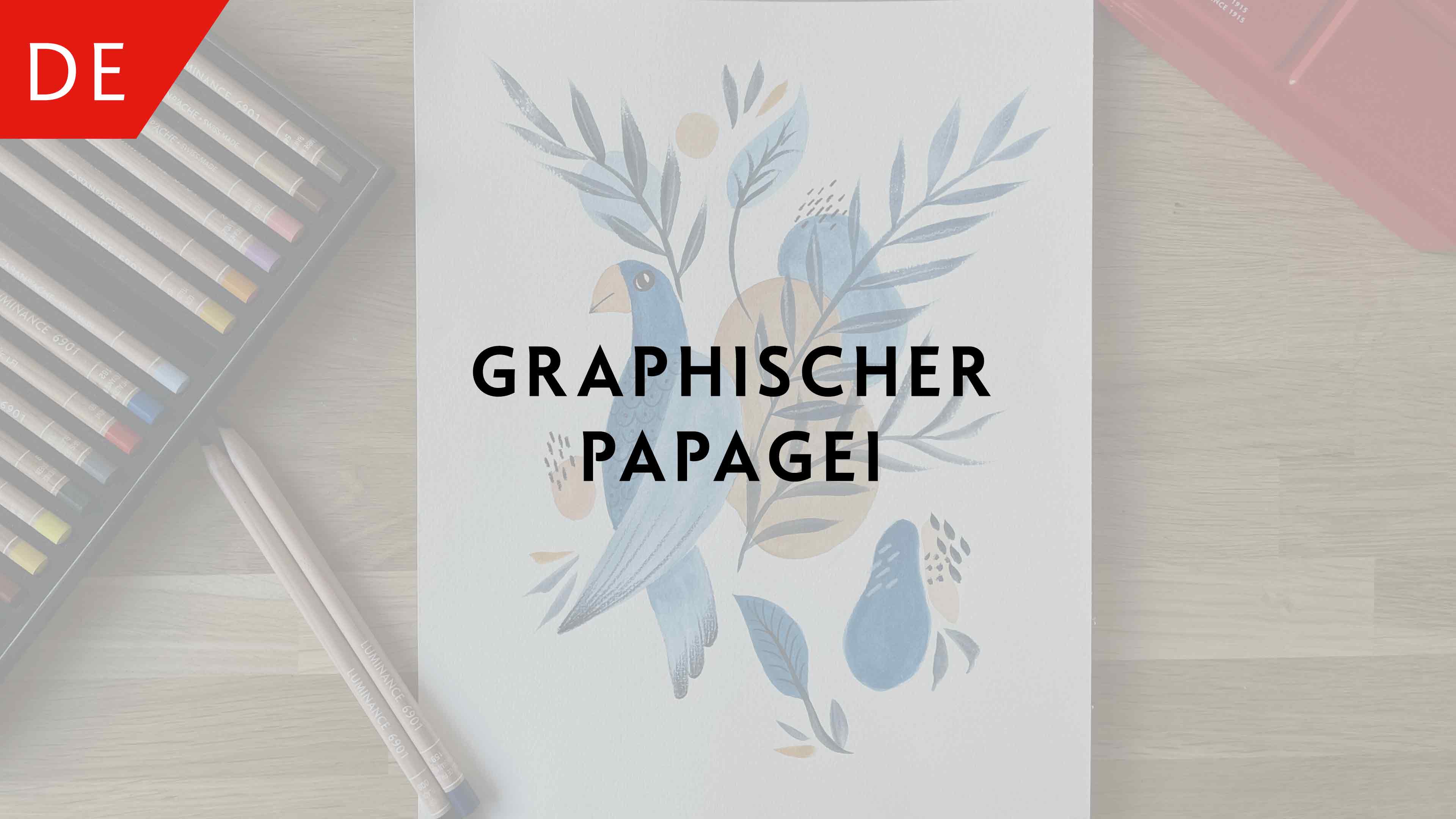 Graphischer Papagei – Julie Thomas