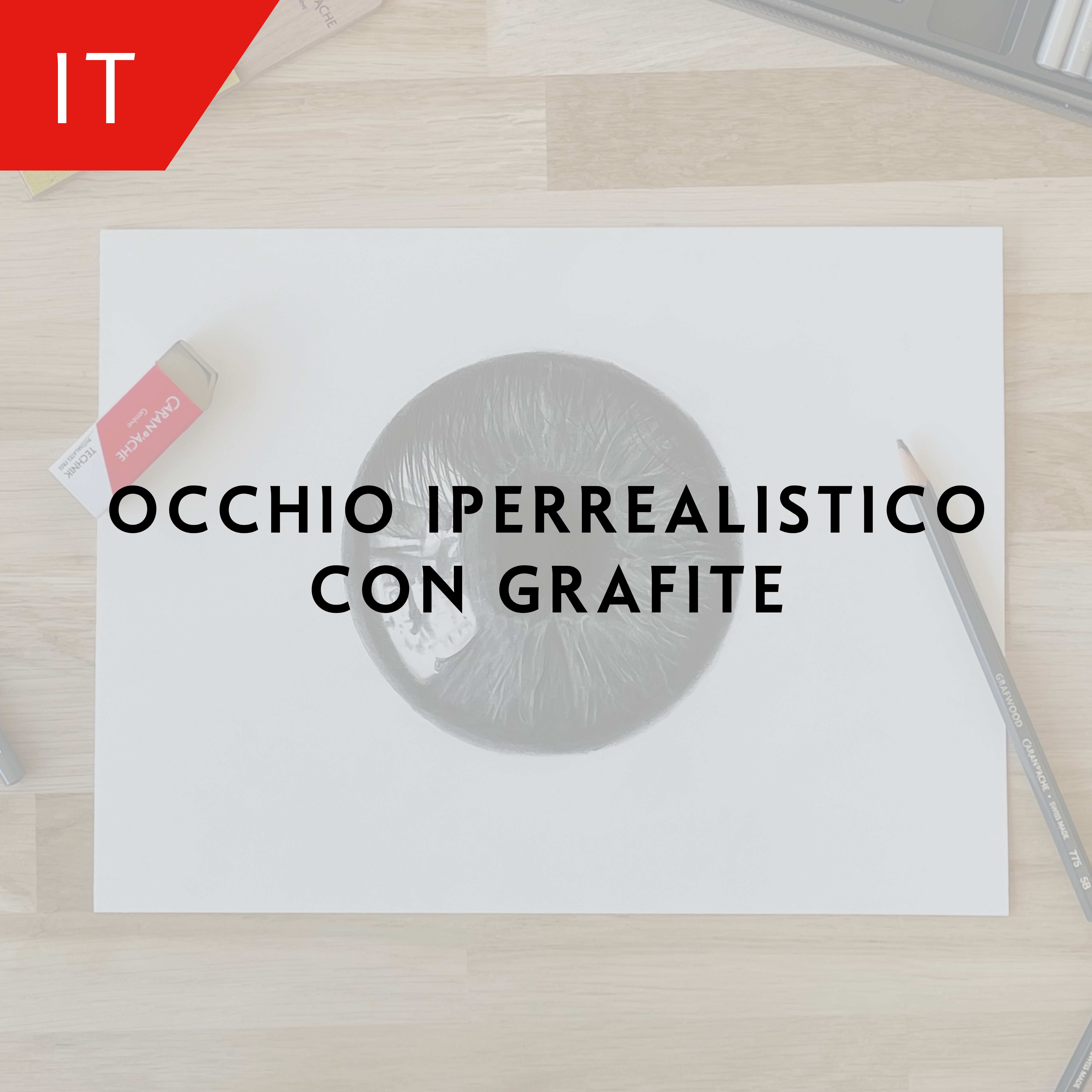 Occhio Iperrealistico con Grafite – DiegoKoi