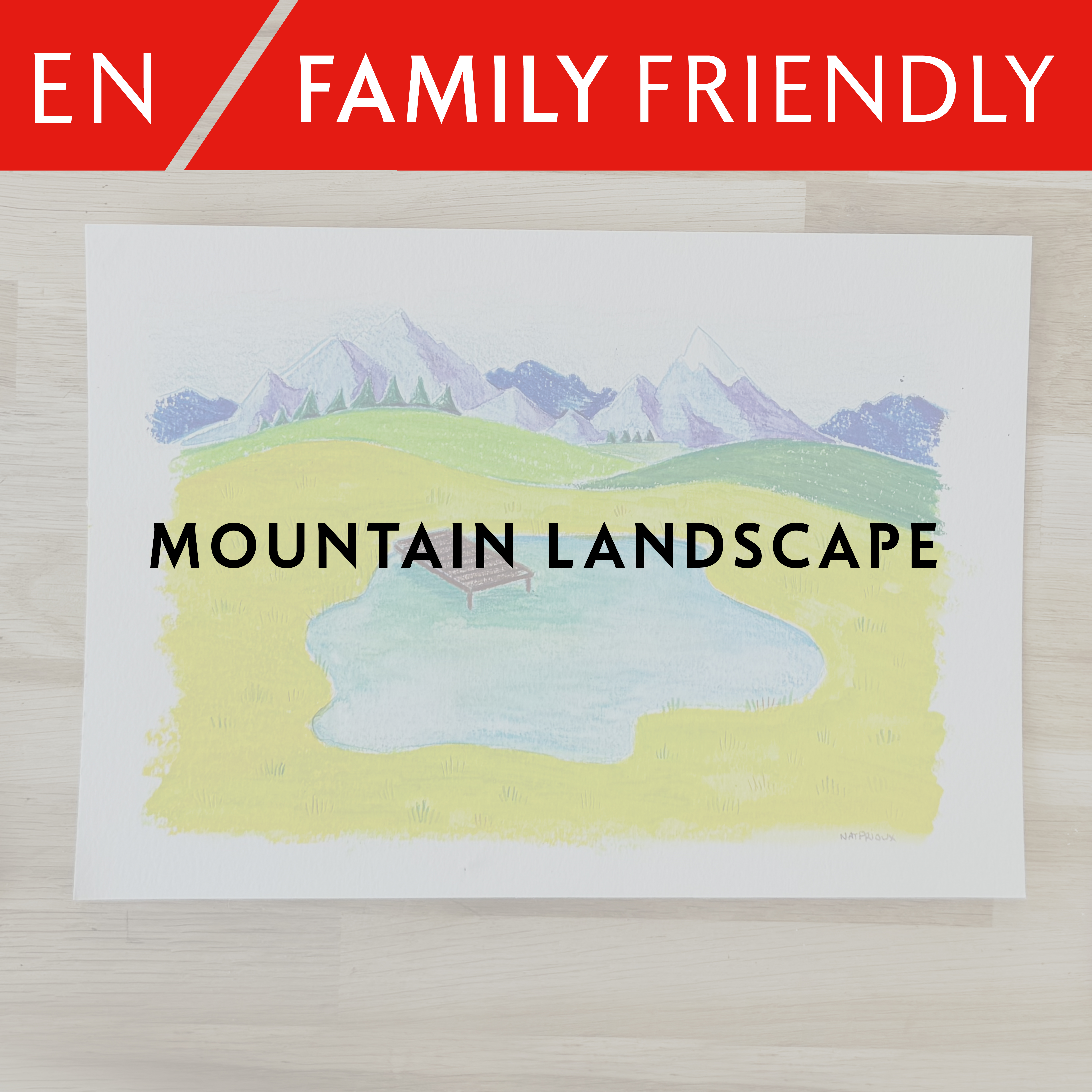 Mountain Landscape – Nathalie Prioux