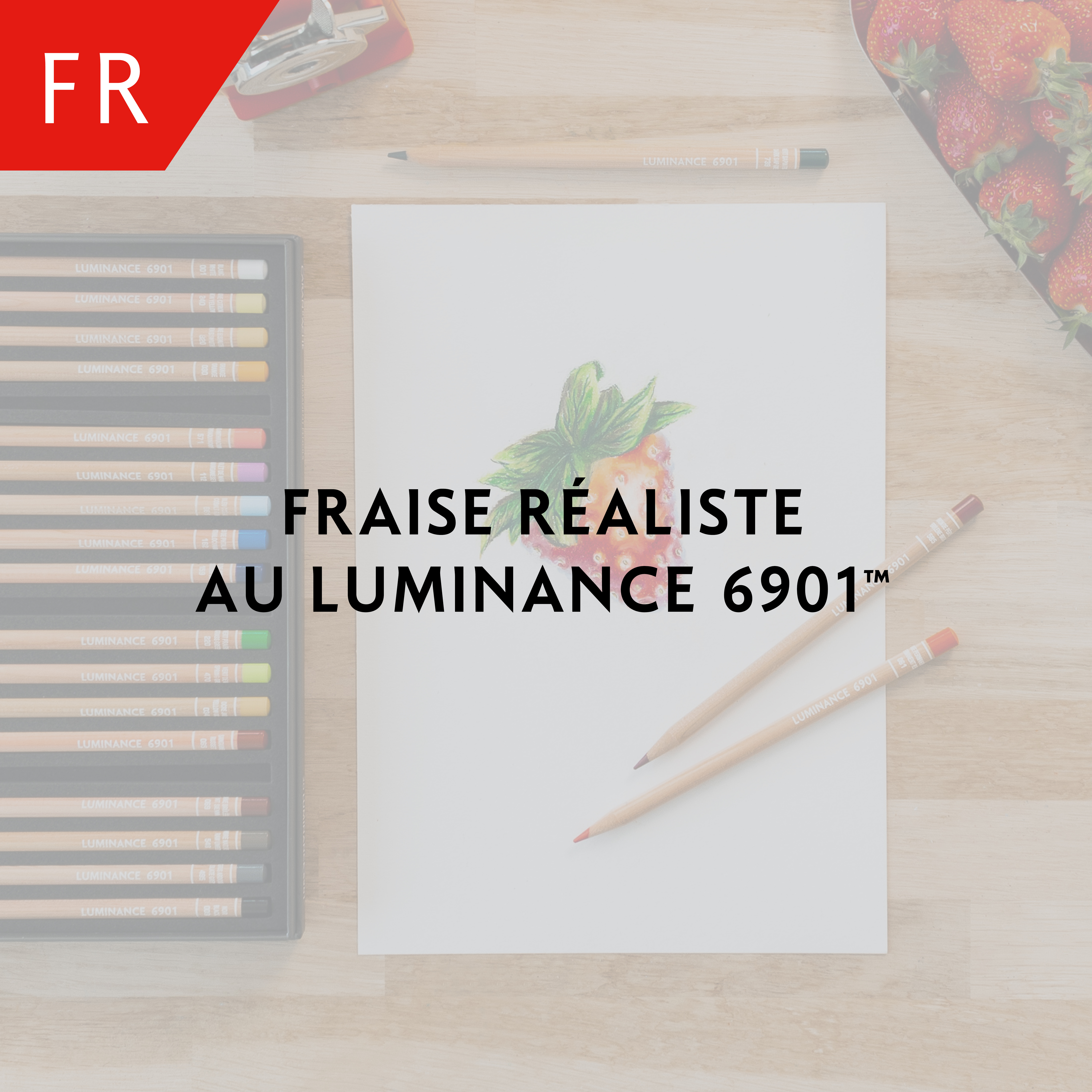 Fraise réaliste au Luminance 6901™ - Meike de Vries