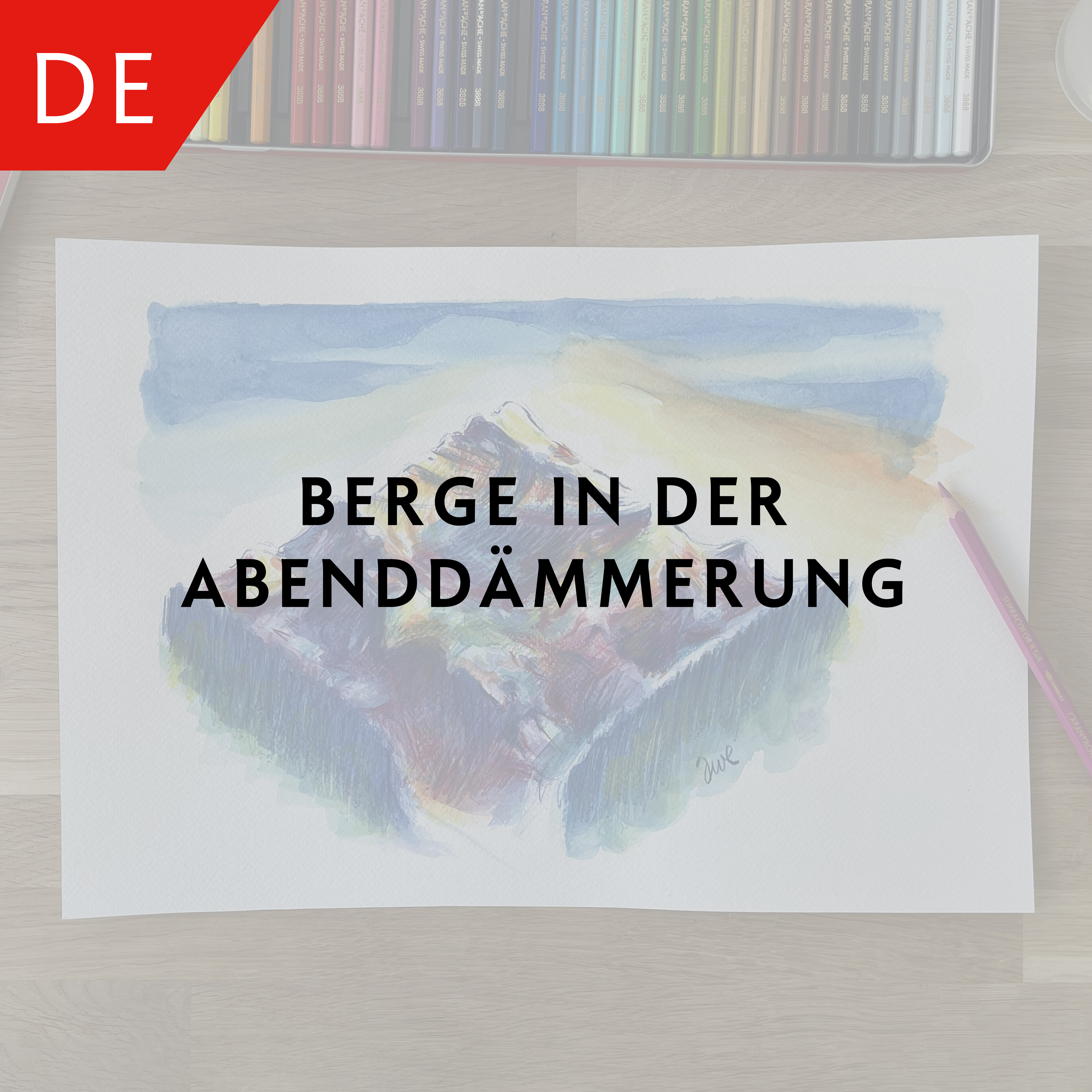 Berge in der Abenddämmerung – Adrian Weber