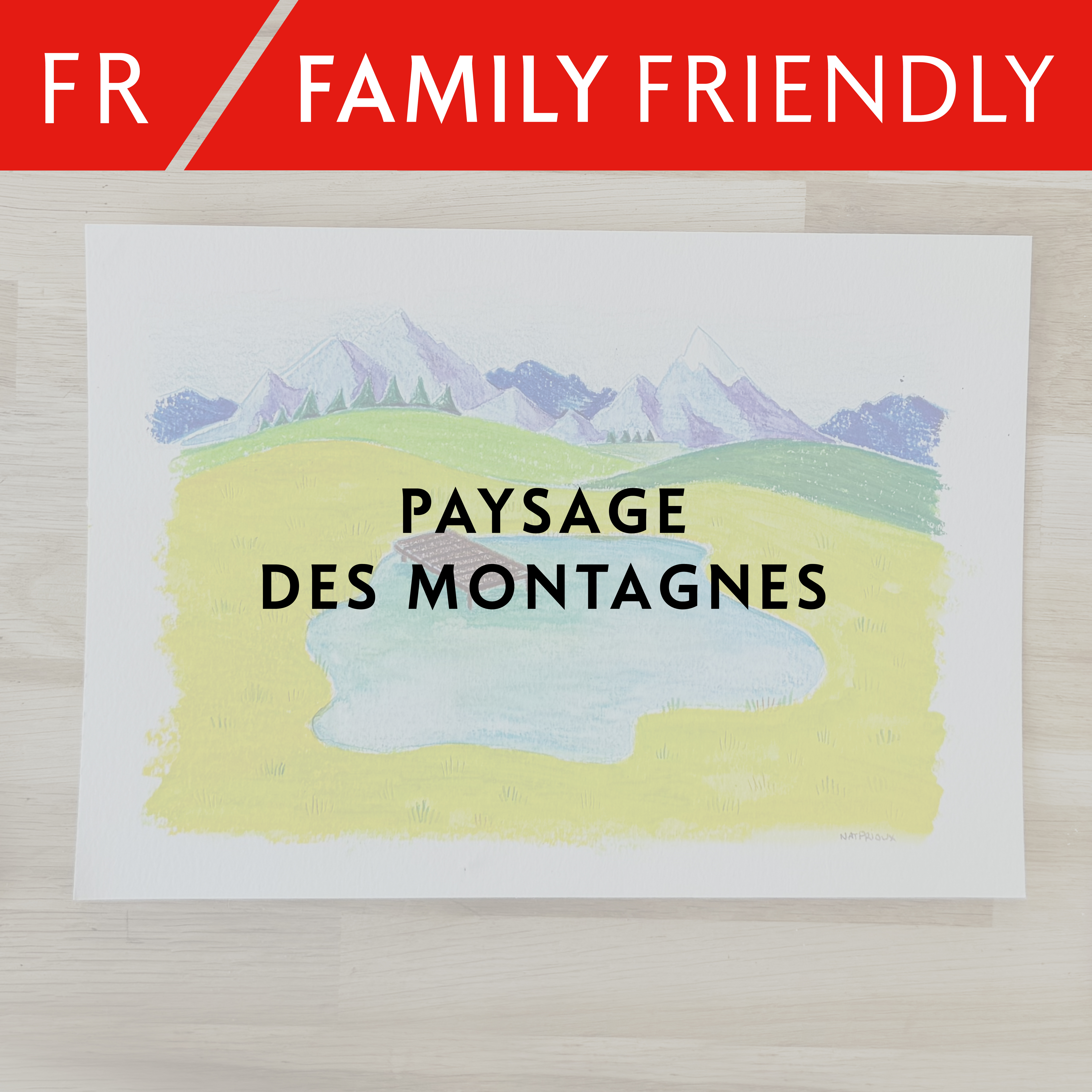 Paysage des montagnes – Nathalie Prioux