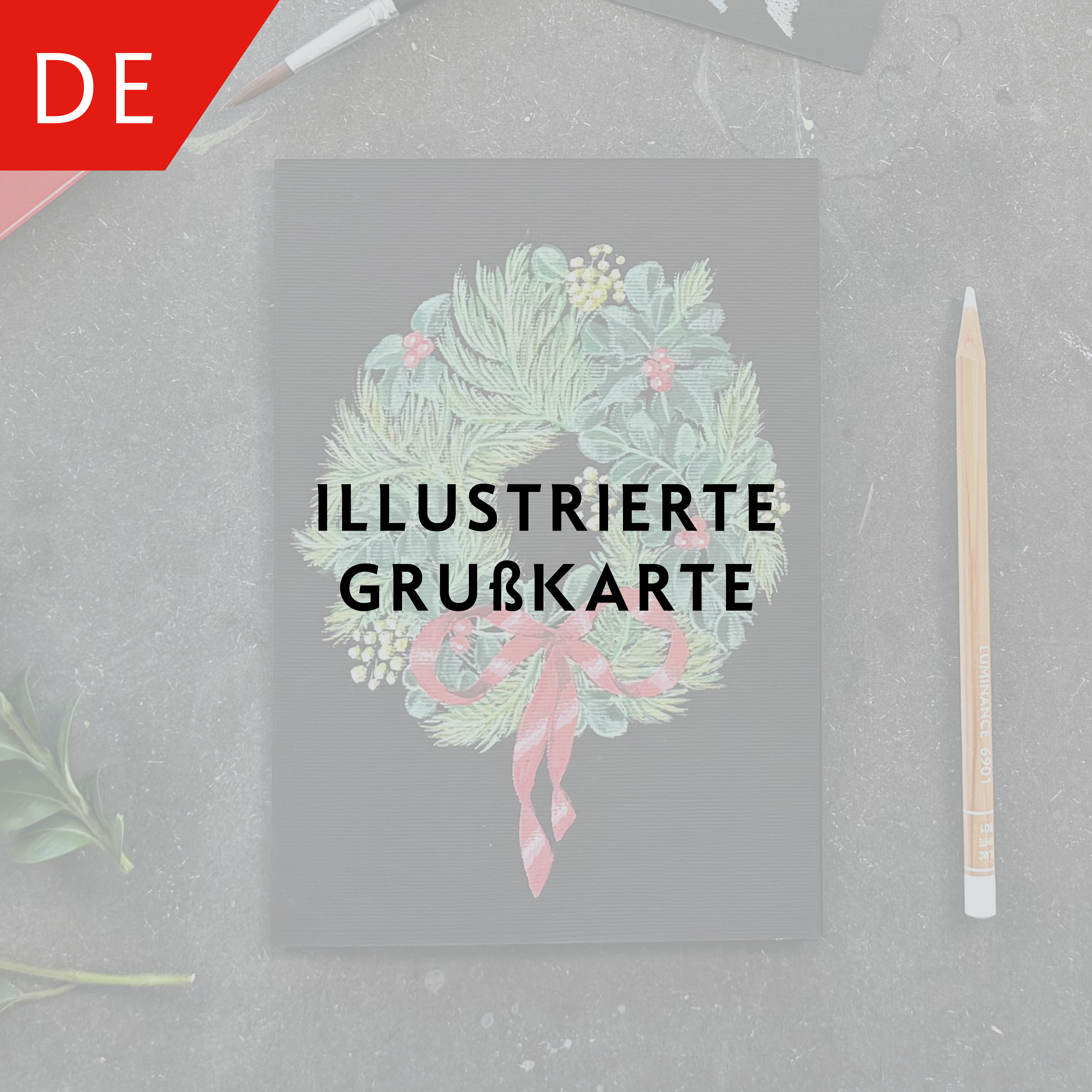 Illustrierte Grußkarte – Clarissa Valaeys