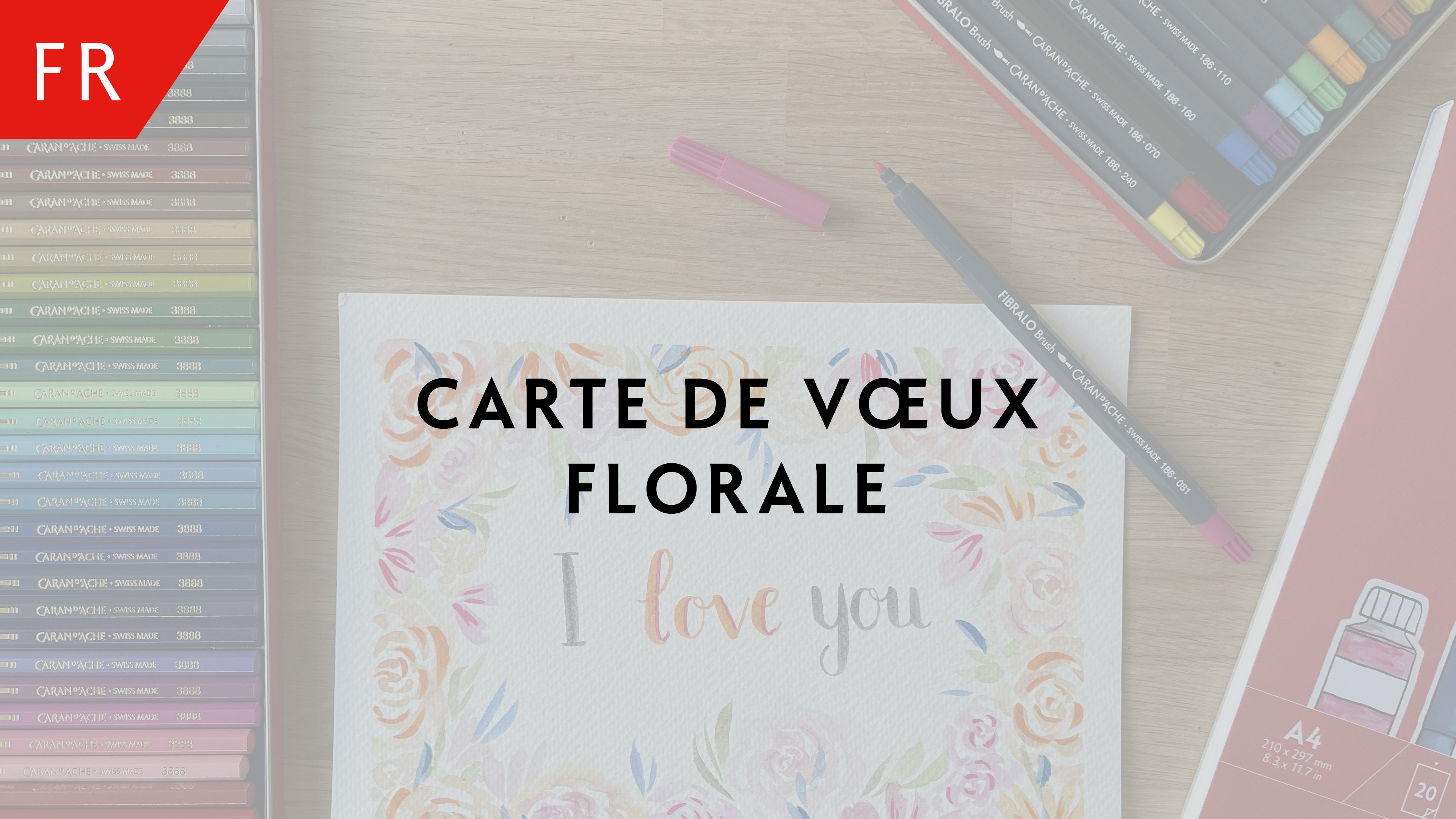 Carte de vœux florale – Julie Thomas