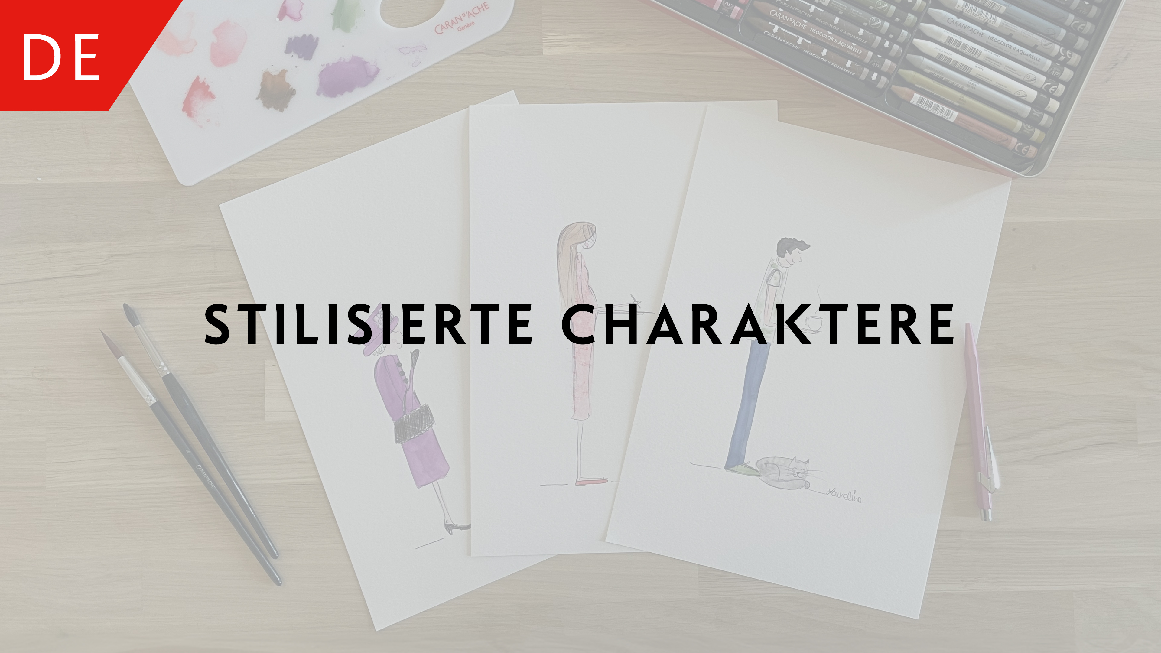 Stilisierte Charaktere – Laureline Manuel-Henchoz