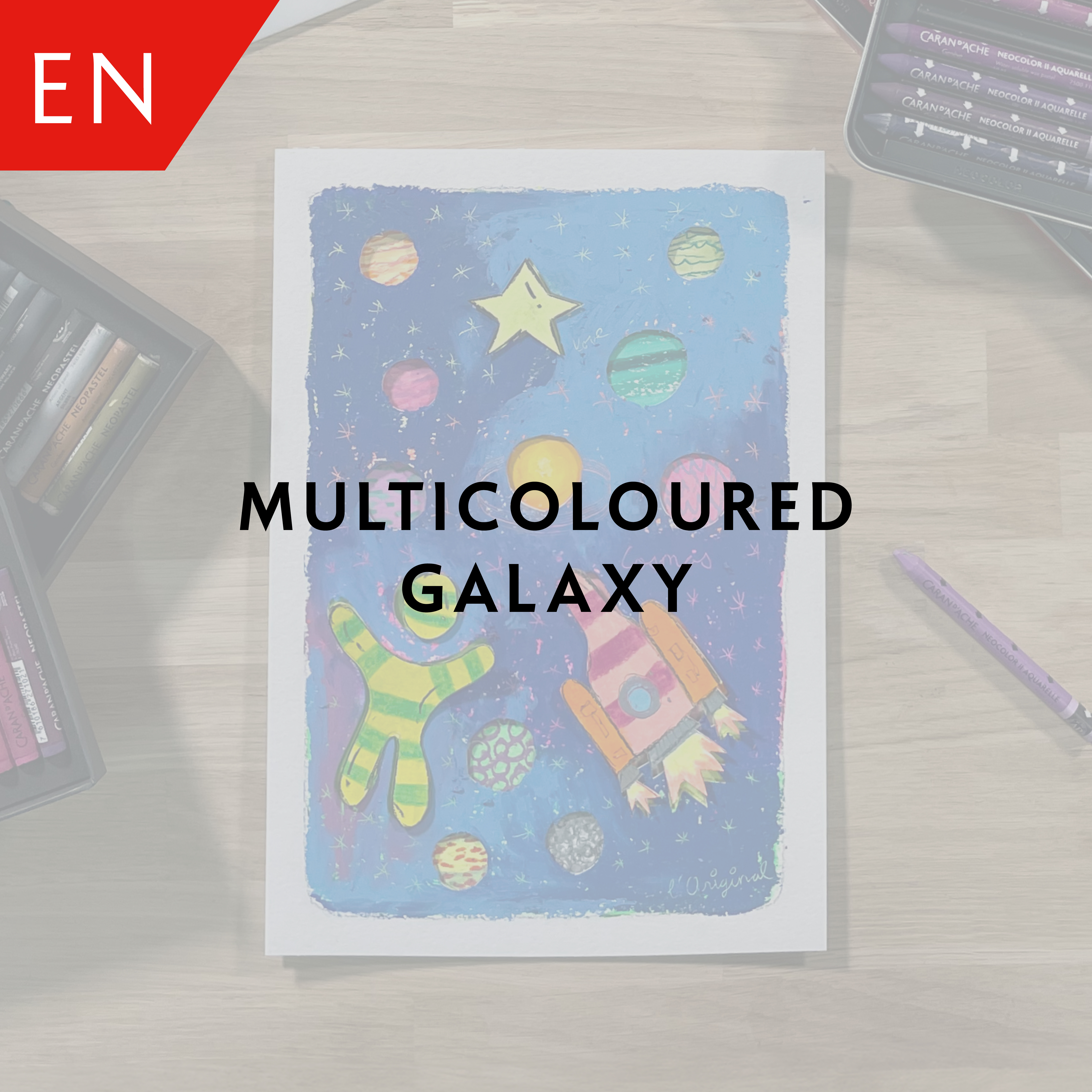 Multicoloured galaxy – Nicolas Bamert