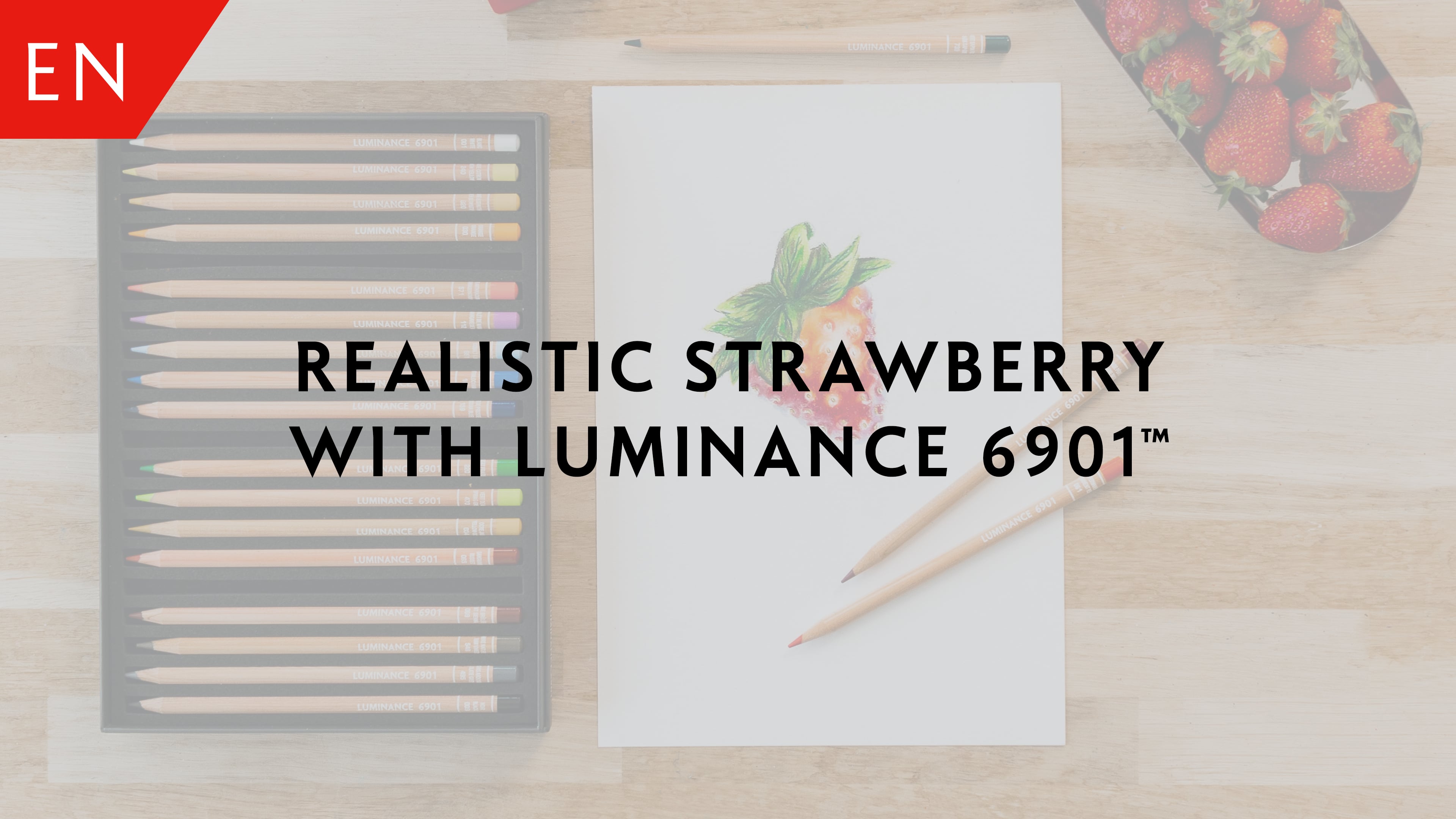 Realistic strawberry with Luminance 6901™