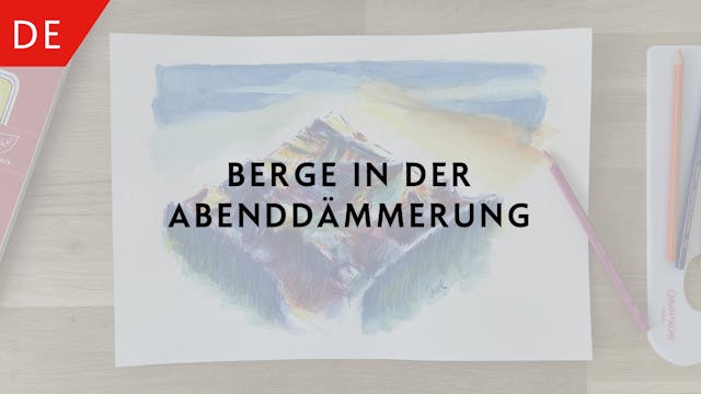 Berge in der Abenddämmerung – Adrian ...