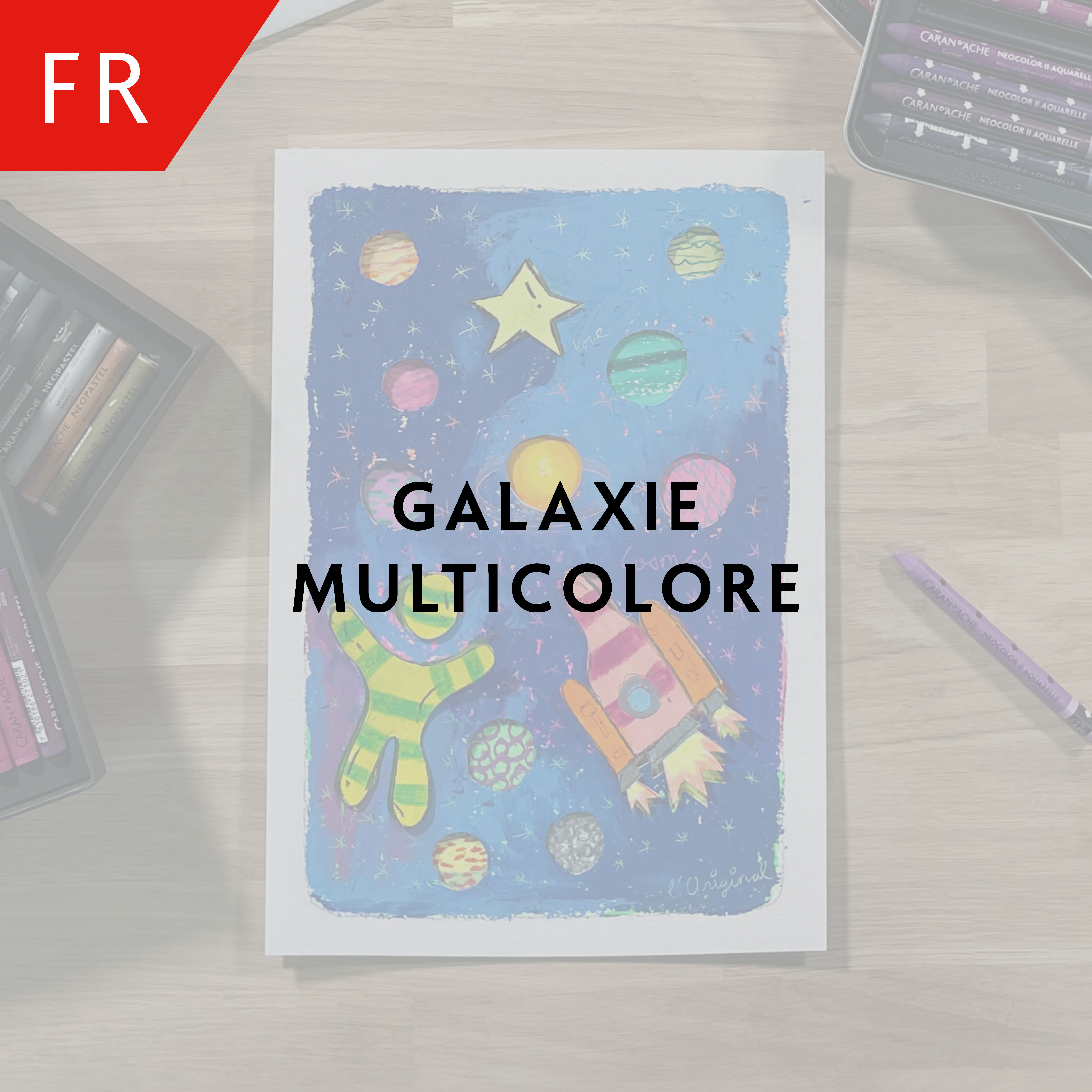 Galaxie multicolore – Nicolas Bamert