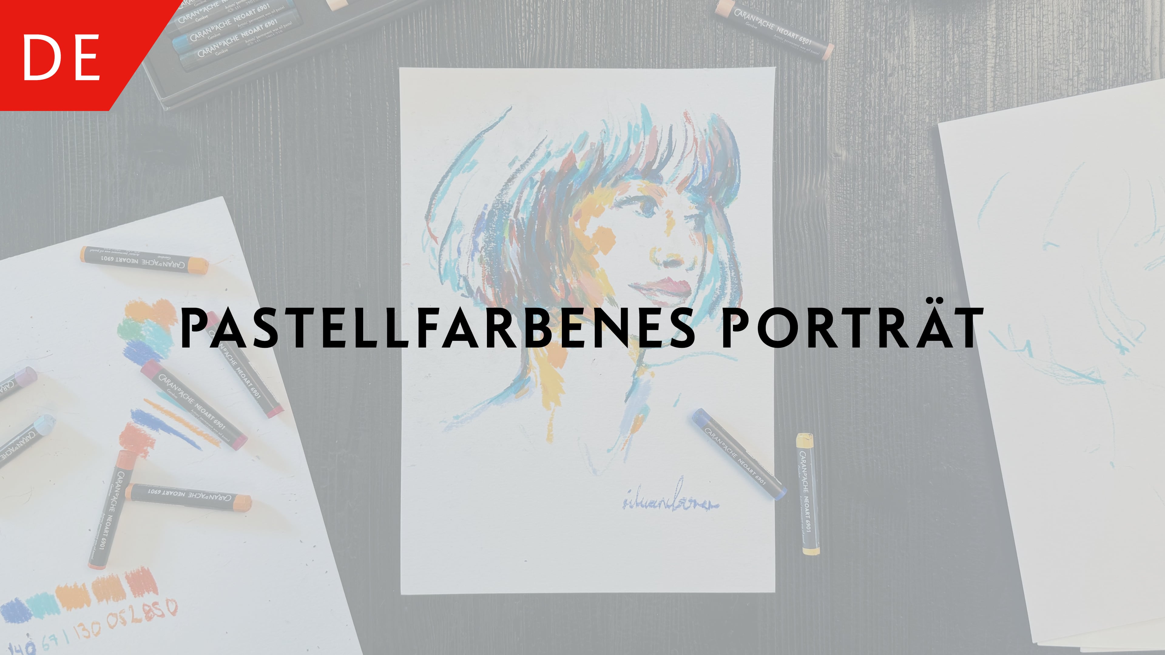 Pastellfarbenes Porträt – Silvan Borer