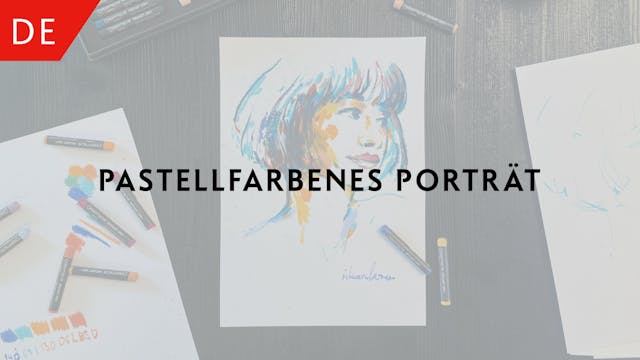 Pastellfarbenes Porträt – Silvan Borer