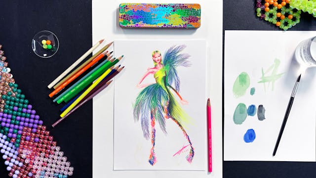 Fashion Drawing by Kévin Germanier
