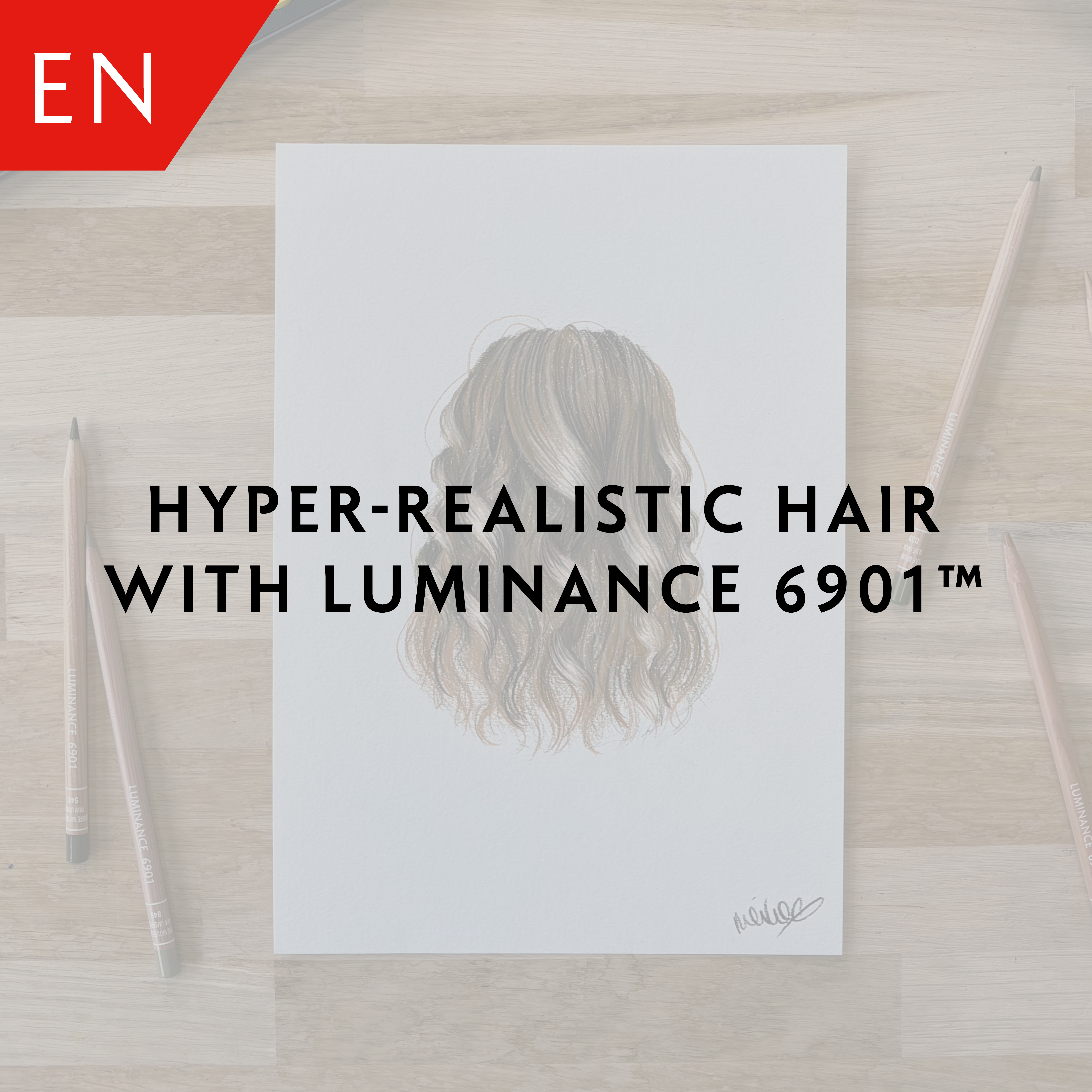 Hyper-realistic hair with Luminance 6901™  – Meike de Vries