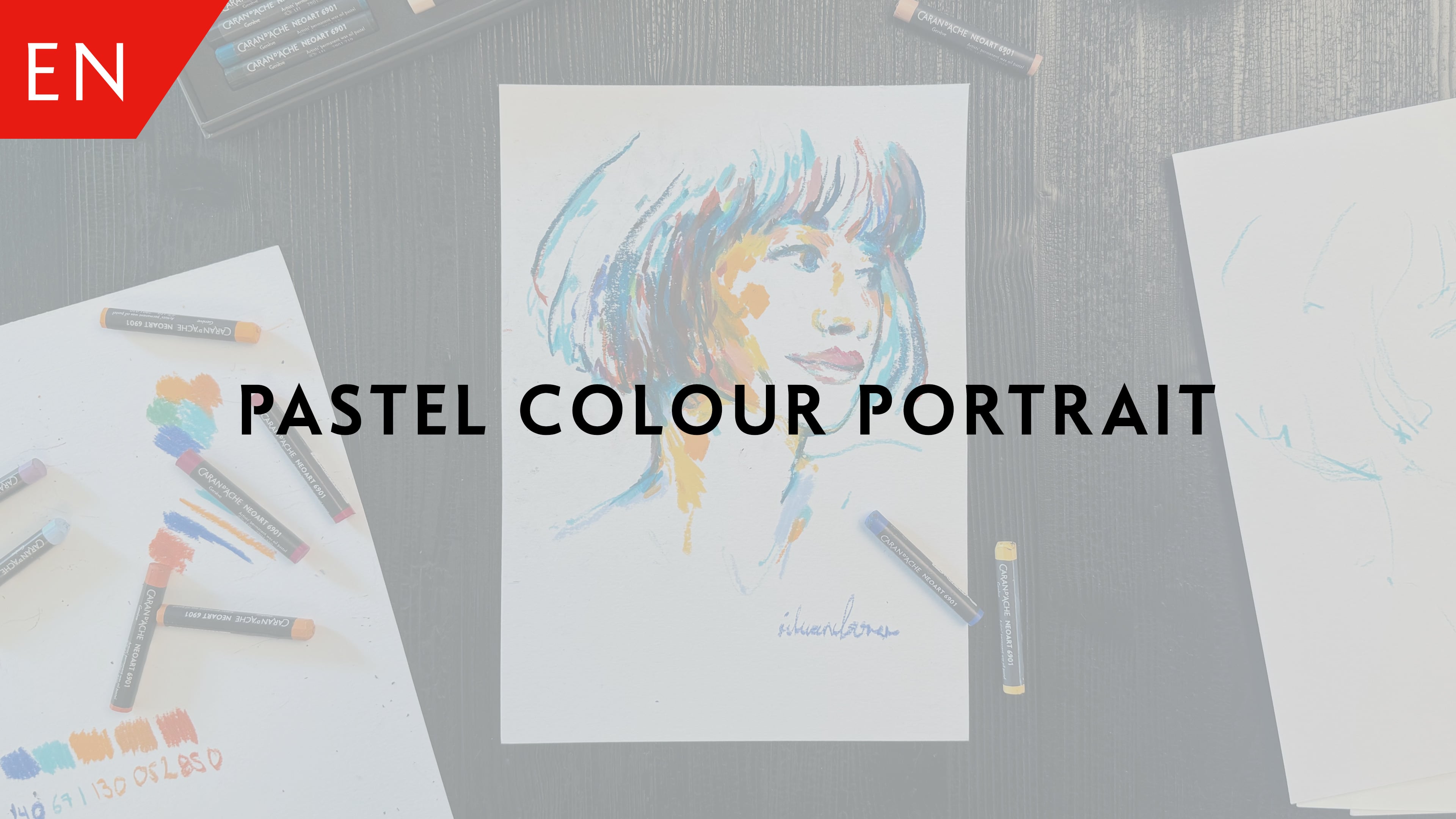 Pastel Colour Portrait – Silvan Borer