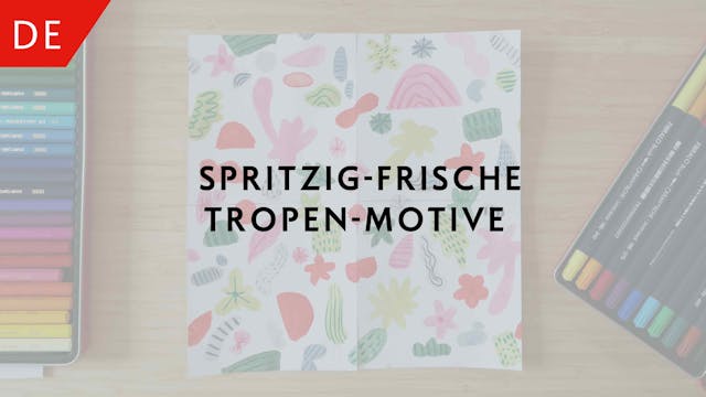 Spritzig-frische Tropen-Motive – Clau...