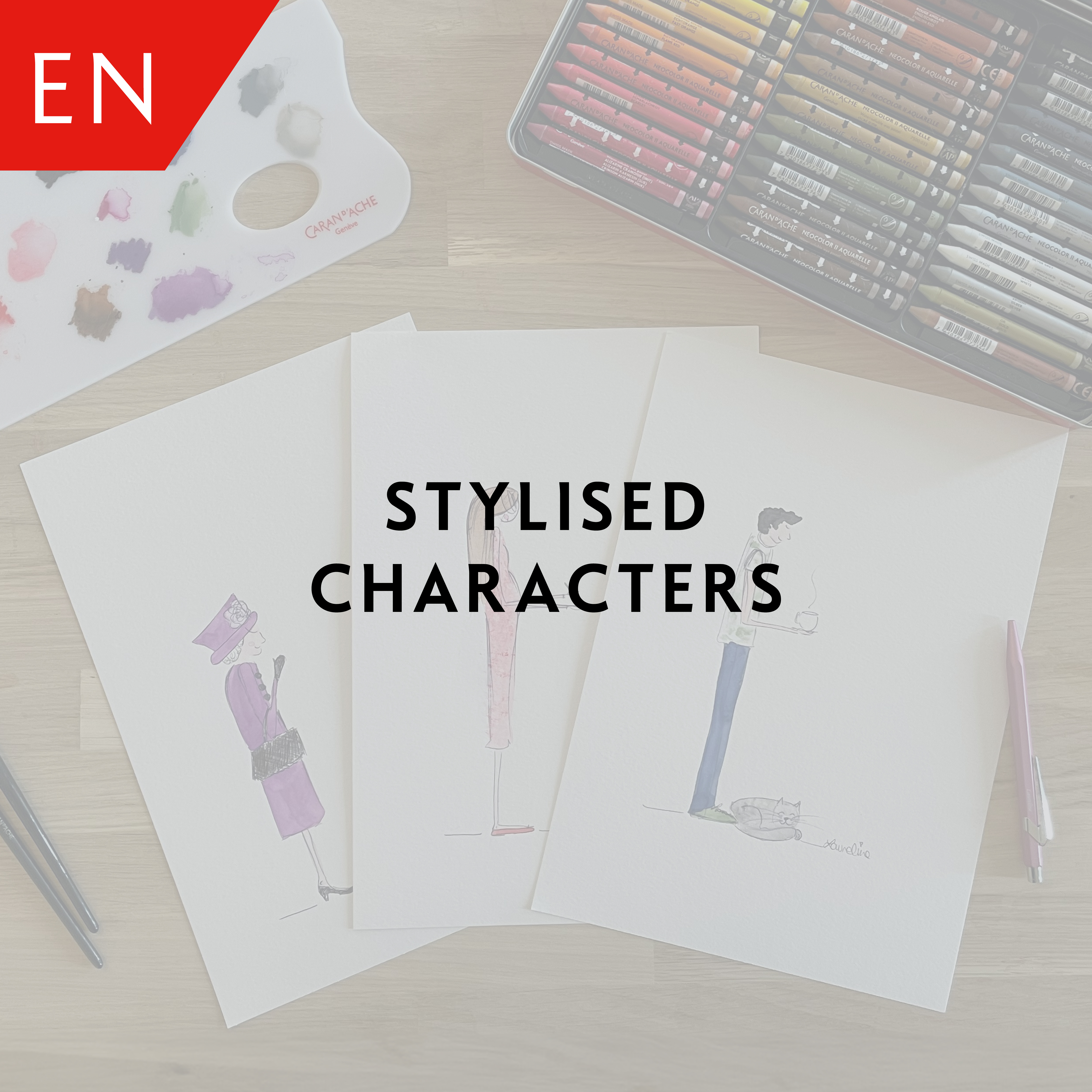 Stylised Characters – Laureline Manuel-Henchoz