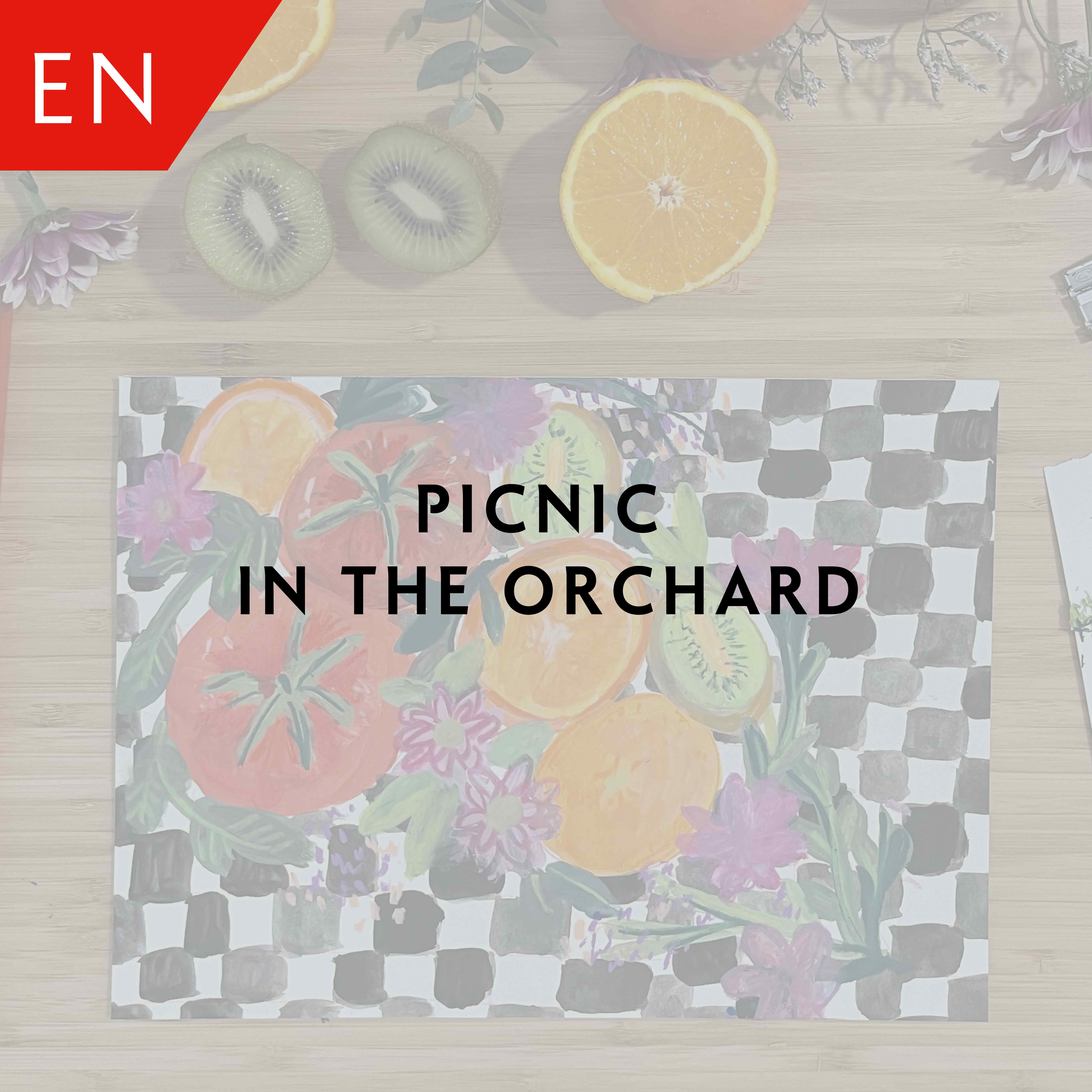 Picnic in the orchard – Claudia Melchor del Rio