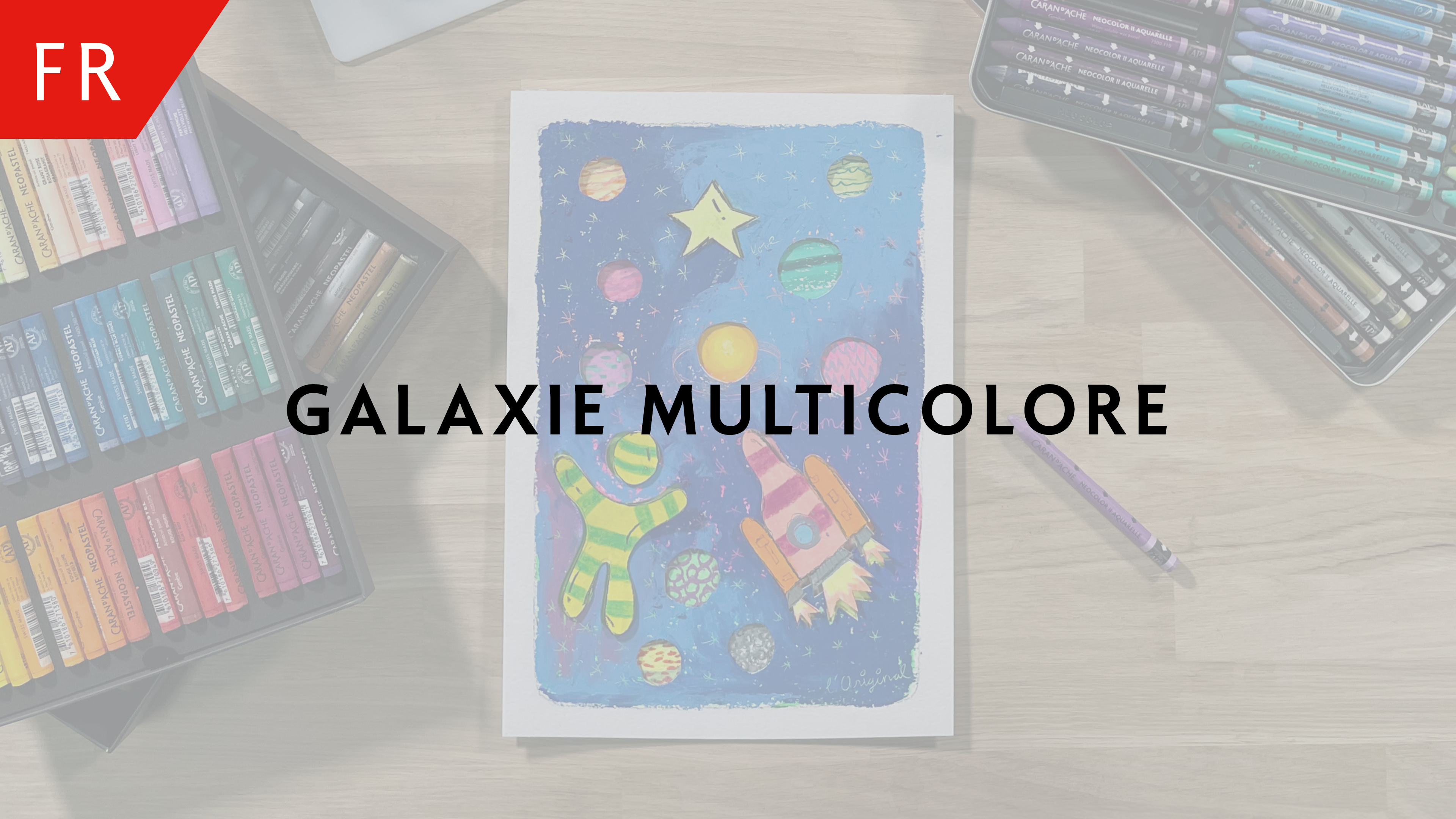 Galaxie multicolore – Nicolas Bamert