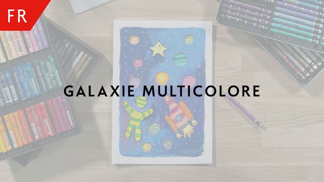 Galaxie multicolore – Nicolas Bamert