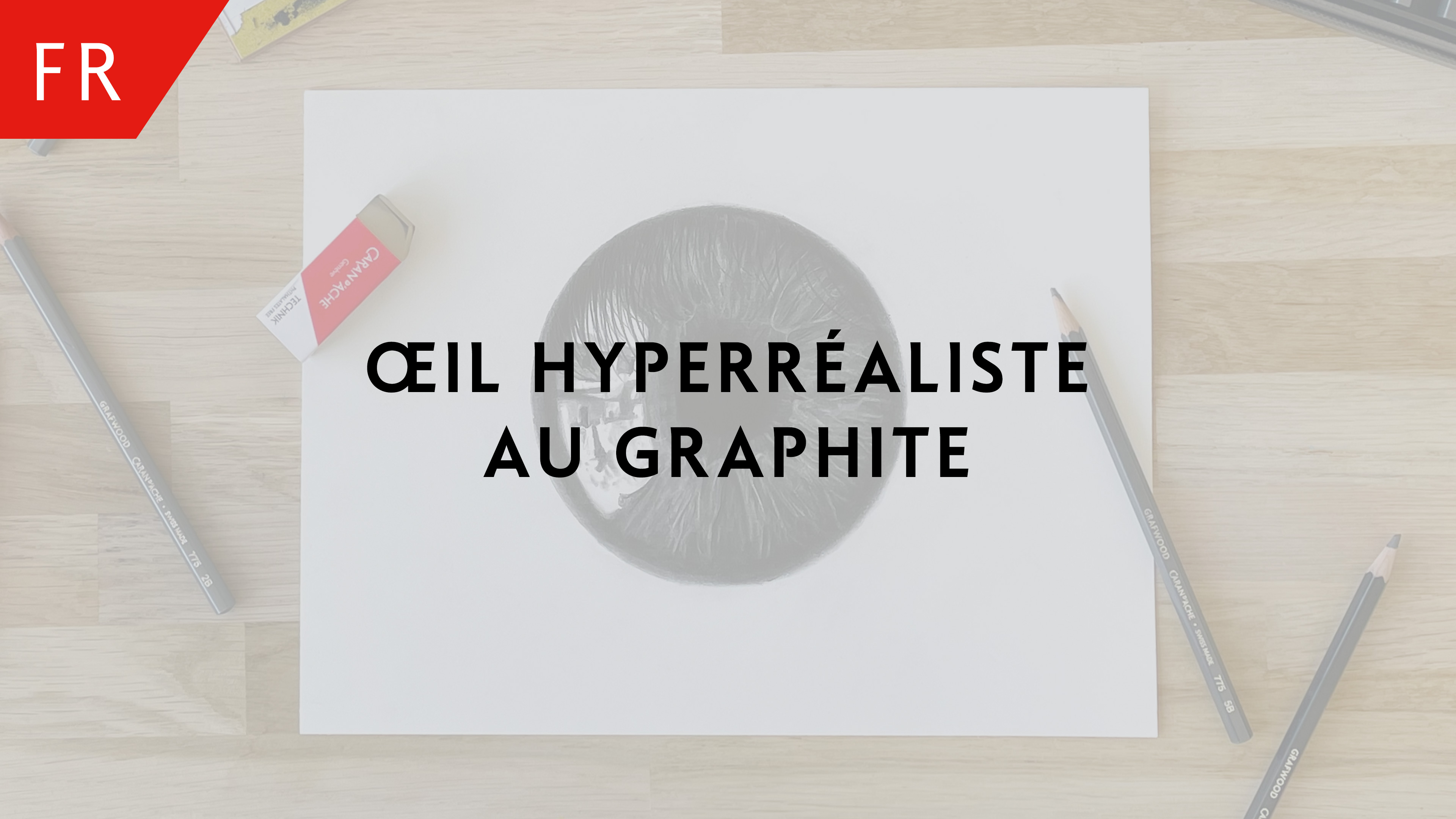 Œil hyperréaliste au graphite – DiegoKoi