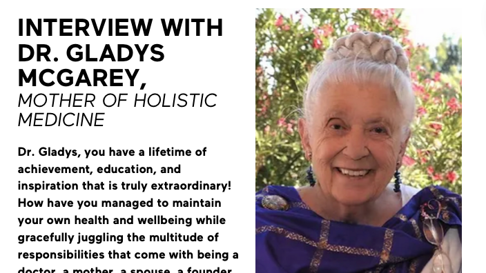Interview With Dr. Gladys McGarey