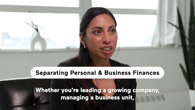 Separating Personal and Business Fina...