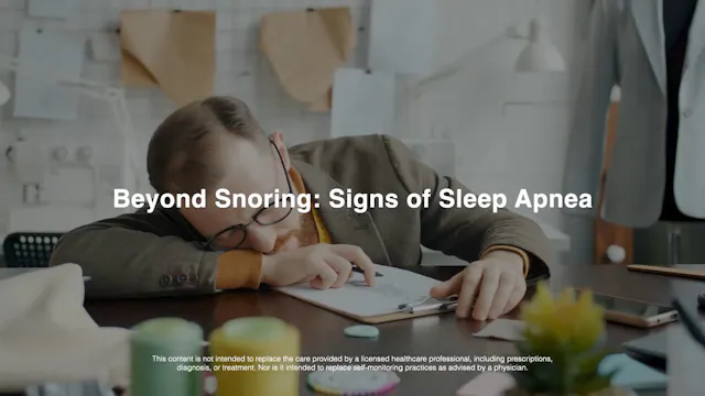 2 Min Beyond Snoring- Signs Of Sleep ...