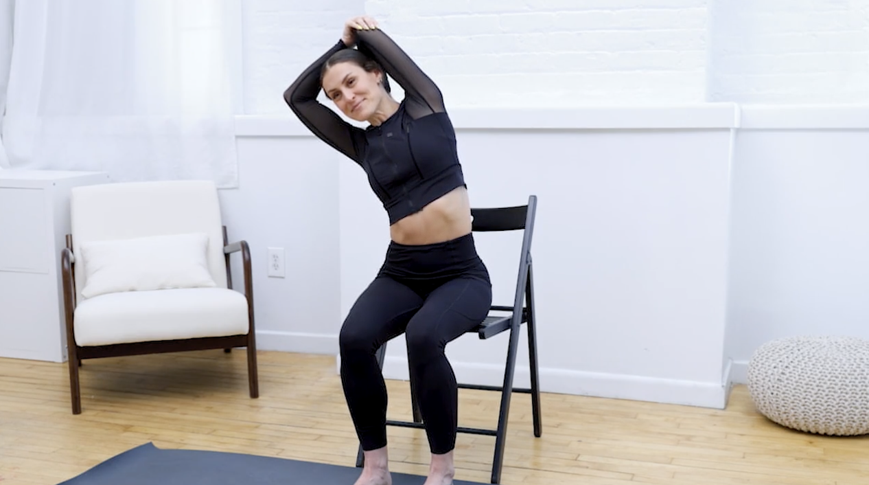20 Min Stretching With A Chair