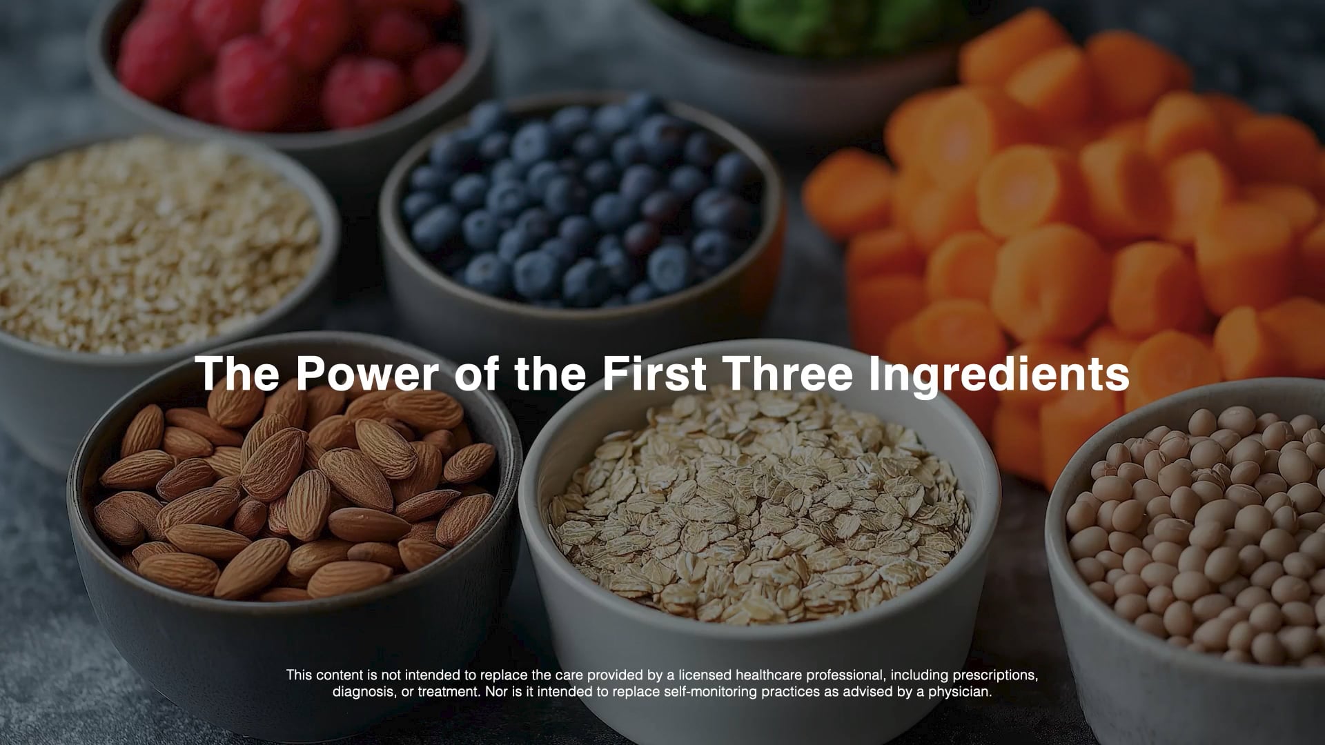 1 Min The Power Of The First Three Ingredients