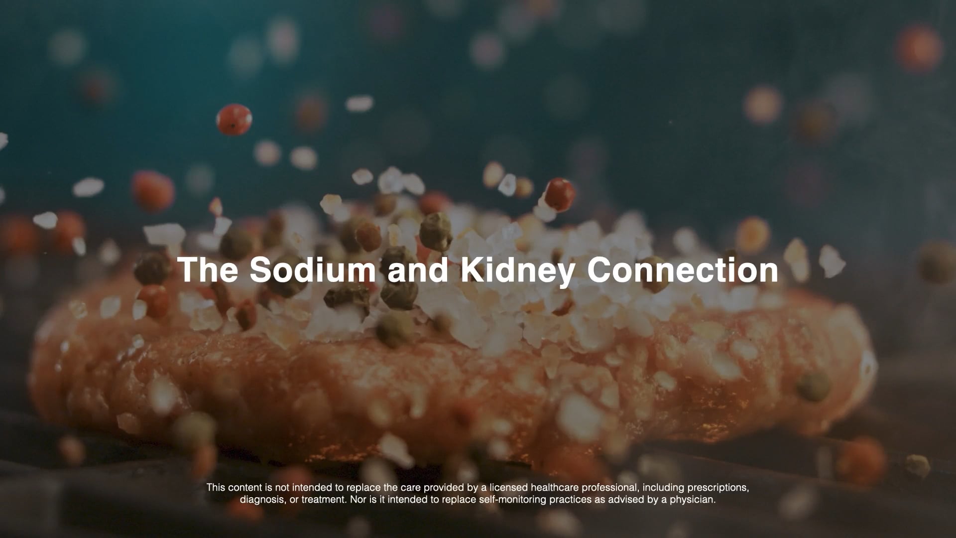 1 Min The Sodium & Kidney Connection