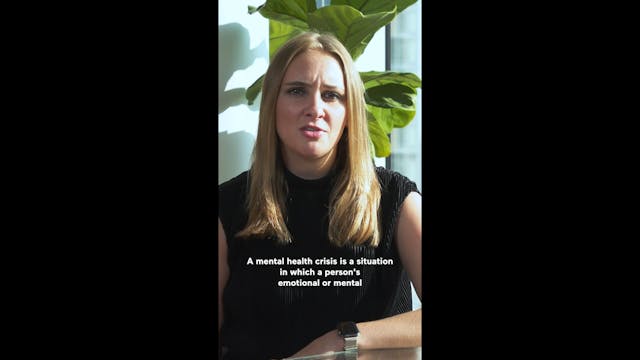 Identifying A Mental Health Crisis (H...