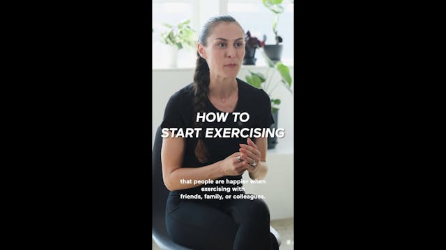 How To Start Exercising (Highlight)