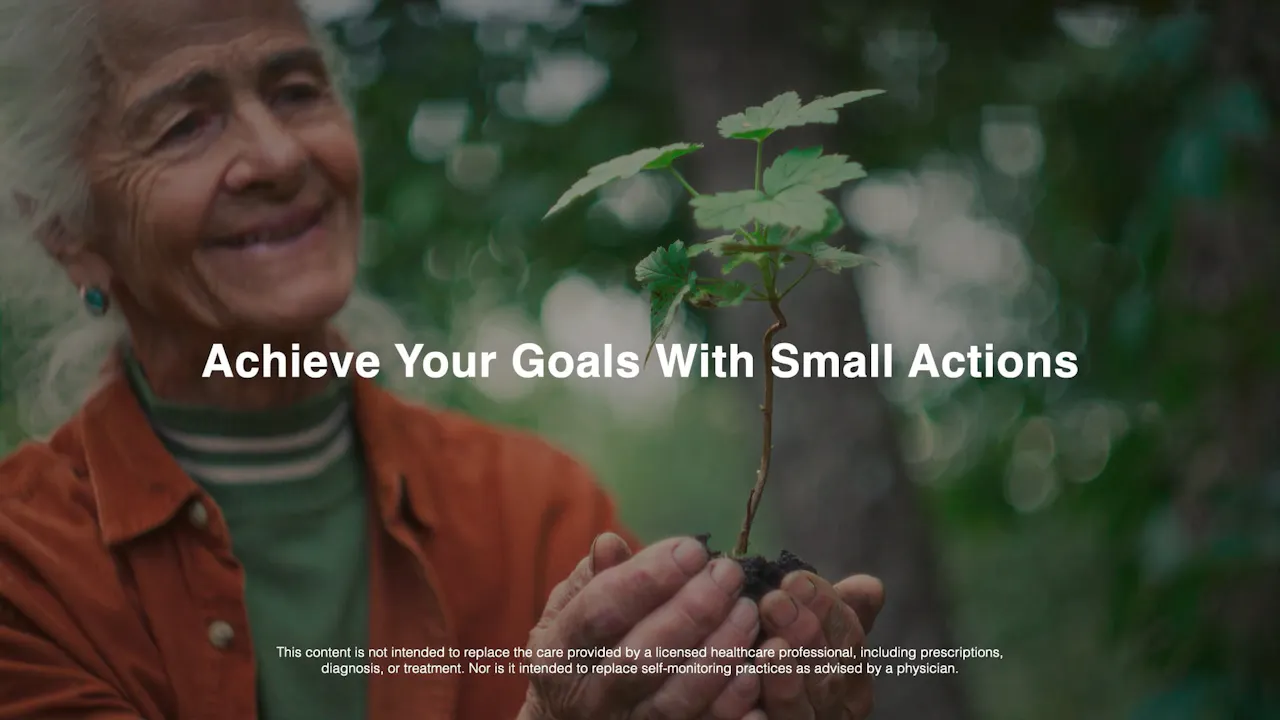 2 Min Achieve Your Goals With Small Actions - CARAVAN