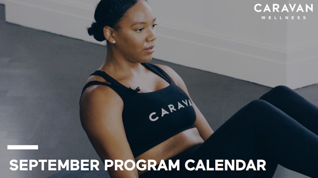 September Program Calendar