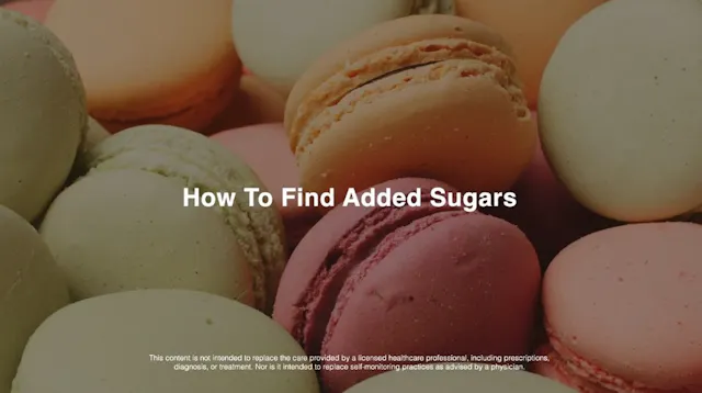 2 Min How To Find Added Sugars