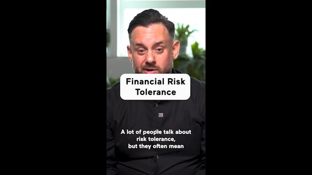 Financial Risk Tolerance (Highlight) ...
