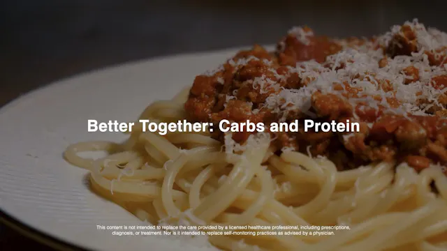 2 Min Better Together- Carbs & Protein