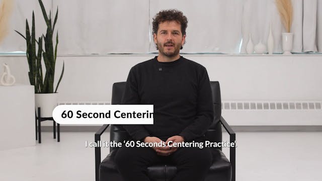 60 Second Centering Practice For Lead...