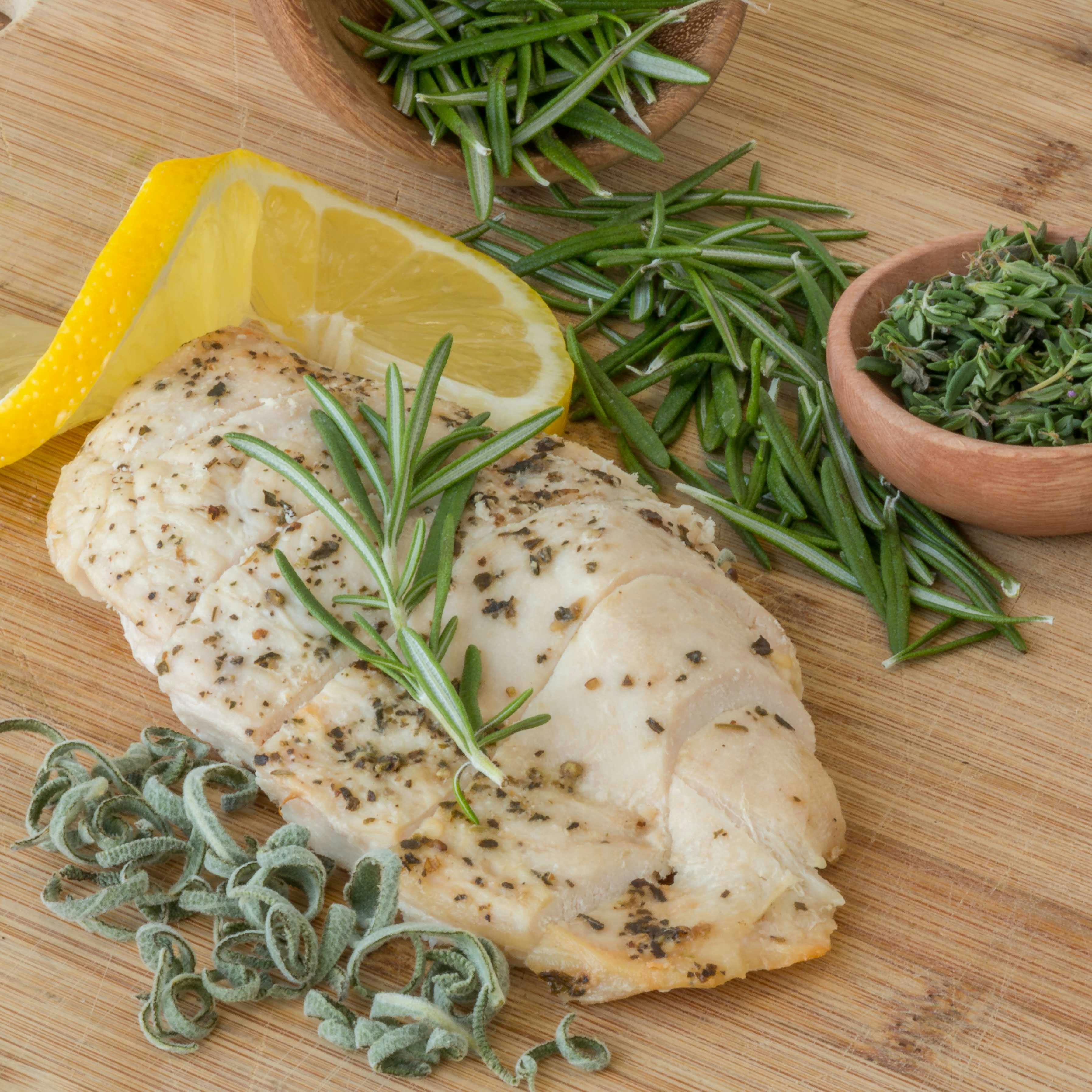 Grilled Chicken With Lemon & Rosemary