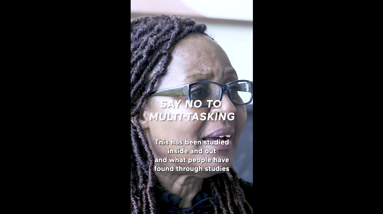 Say No To Multi-Tasking (Highlight)