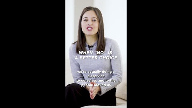 When “No” Is A Better Choice (Highlight)