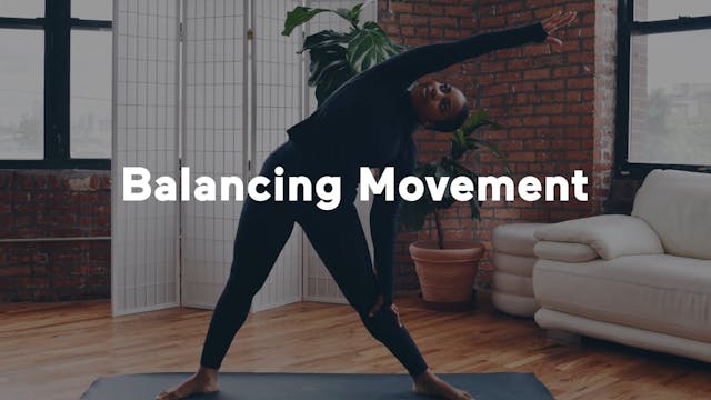 Workshop: Balancing Movement II